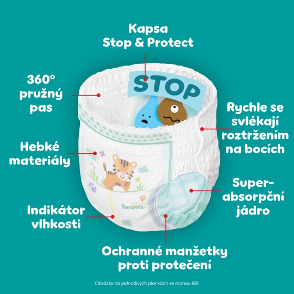 Pampers Active Baby Pants 6 Plenkové kalhotky (13-19 kg) 120 ks Pampers Active Baby Pants 6 Plenkové kalhotky (13-19 kg) 120 ks