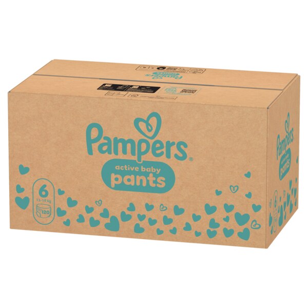 Pampers Active Baby Pants 6 Plenkové kalhotky (13-19 kg) 120 ks Pampers Active Baby Pants 6 Plenkové kalhotky (13-19 kg) 120 ks