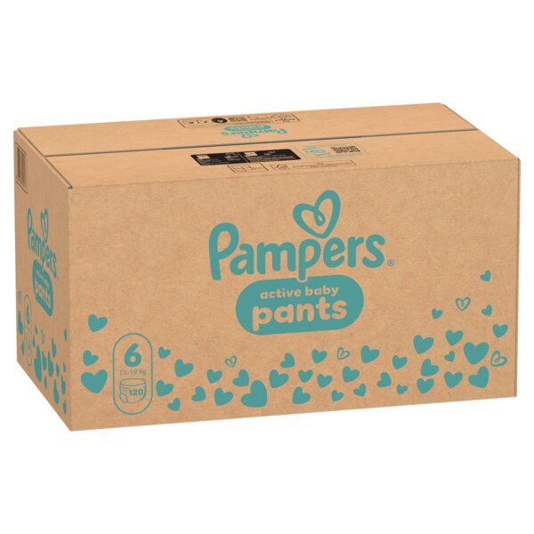 Pampers Active Baby Pants 6 Plenkové kalhotky (13-19 kg) 120 ks Pampers Active Baby Pants 6 Plenkové kalhotky (13-19 kg) 120 ks