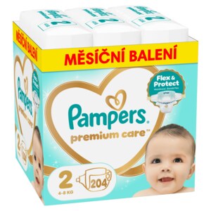Pampers Premium Care 2 Plenky (4-8 kg) 204 ks Pampers Premium Care 2 Plenky (4-8 kg) 204 ks