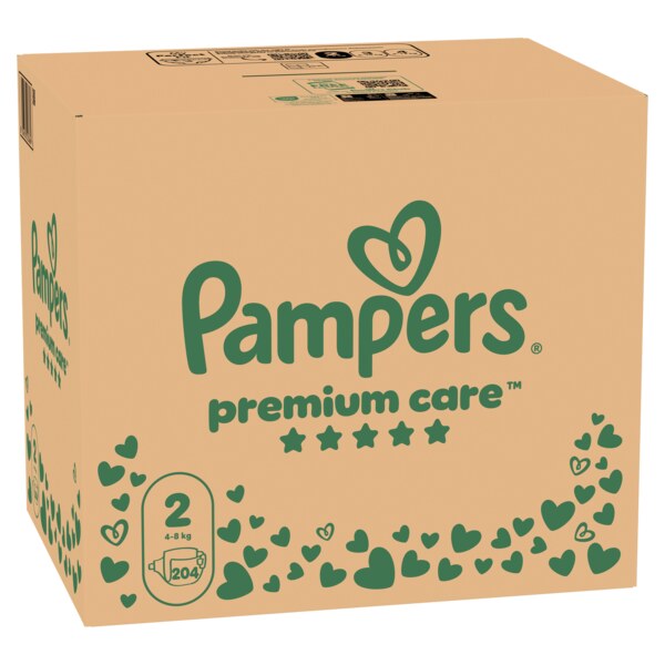 Pampers Premium Care 2 Plenky (4-8 kg) 204 ks Pampers Premium Care 2 Plenky (4-8 kg) 204 ks