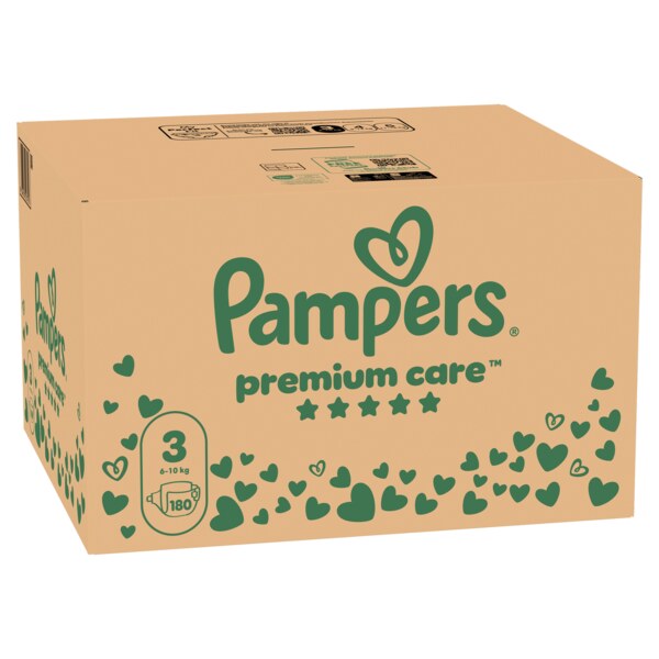 Pampers Premium Care 3 Plenky (6-10 kg) 180 ks Pampers Premium Care 3 Plenky (6-10 kg) 180 ks