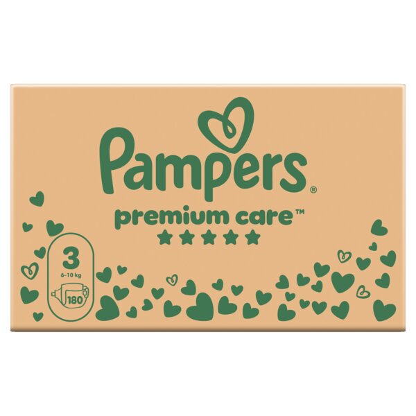 Pampers Premium Care 3 Plenky (6-10 kg) 180 ks Pampers Premium Care 3 Plenky (6-10 kg) 180 ks