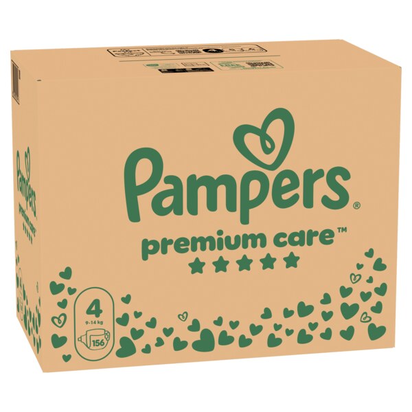 Pampers Premium Care 4 Plenky (9-14 kg) 156 ks Pampers Premium Care 4 Plenky (9-14 kg) 156 ks