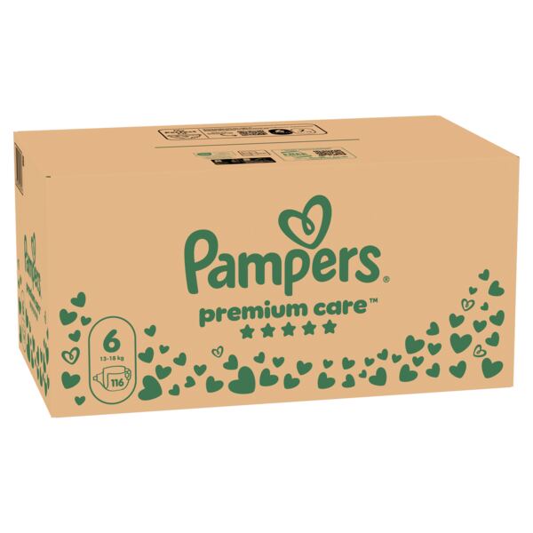 Pampers Premium Care 6 Plenky (13-18 kg) 116 ks Pampers Premium Care 6 Plenky (13-18 kg) 116 ks