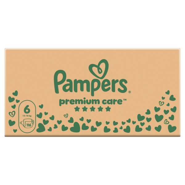 Pampers Premium Care 6 Plenky (13-18 kg) 116 ks Pampers Premium Care 6 Plenky (13-18 kg) 116 ks