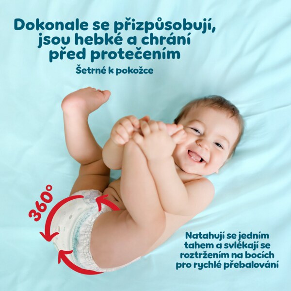 Pampers Premium Care Pants 3 Plenkové kalhotky (6-11 kg) 114 ks Pampers Premium Care Pants 3 Plenkové kalhotky (6-11 kg) 114 ks