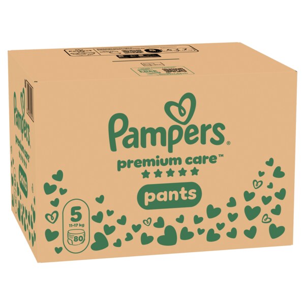 Pampers Premium Care Pants 5 Plenkové kalhotky (11-17 kg) 80 ks