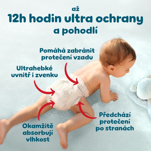 Pampers Premium Care Pants 6 Plenkové kalhotky (13-19 kg) 72 ks Pampers Premium Care Pants 6 Plenkové kalhotky (13-19 kg) 72 ks