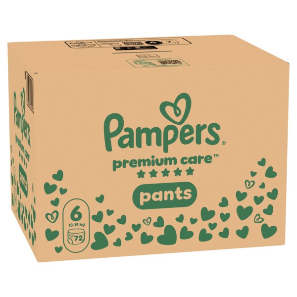 Pampers Premium Care Pants 6 Plenkové kalhotky (13-19 kg) 72 ks