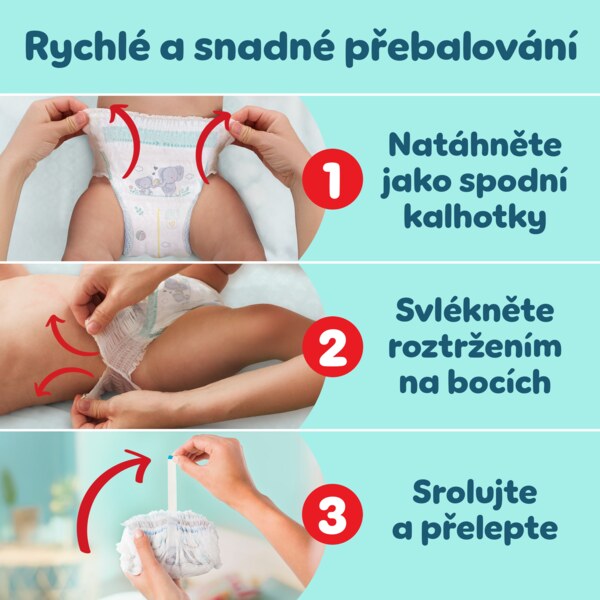 Pampers Premium Care Pants 6 Plenkové kalhotky (13-19 kg) 72 ks Pampers Premium Care Pants 6 Plenkové kalhotky (13-19 kg) 72 ks