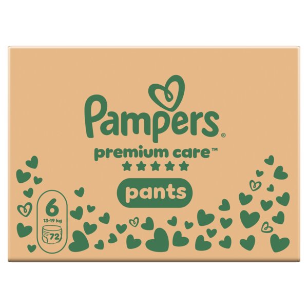 Pampers Premium Care Pants 6 Plenkové kalhotky (13-19 kg) 72 ks Pampers Premium Care Pants 6 Plenkové kalhotky (13-19 kg) 72 ks