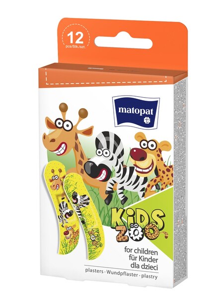 Matopat náplast Kids Zoo 12 ks Matopat náplast Kids Zoo 12 ks