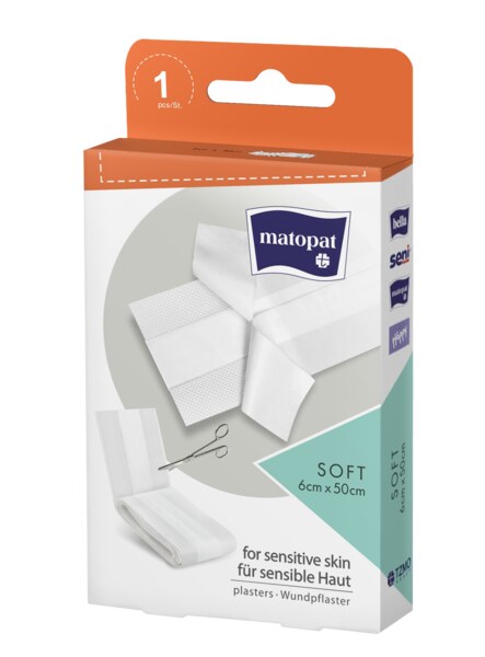 Matopat náplast Soft 6 cm x 50 cm 1 kus Matopat náplast Soft 6 cm x 50 cm 1 kus