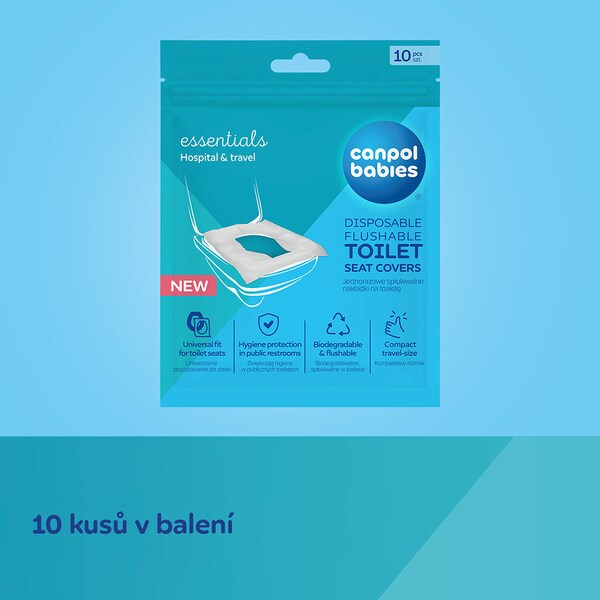 Canpol babies Hygienické jednorázové WC podložky 10 ks