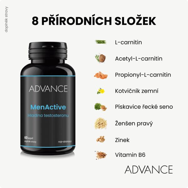 Advance MenActive 60 kapslí Advance MenActive 60 kapslí