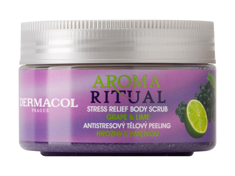 Dermacol Aroma Ritual Tělový cukrový peeling Hrozny s limetkou 200 g Dermacol Aroma Ritual Tělový cukrový peeling Hrozny s limetkou 200 g