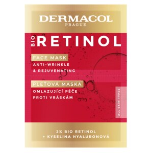 Dermacol Bio Retinol Pleťová maska 2 x 8 ml Dermacol Bio Retinol Pleťová maska 2 x 8 ml