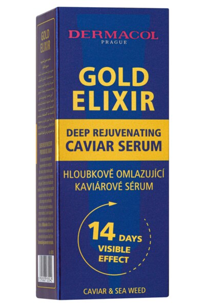 Dermacol Gold Elixir Omlazující kaviár sérum 12 ml Dermacol Gold Elixir Omlazující kaviár sérum 12 ml