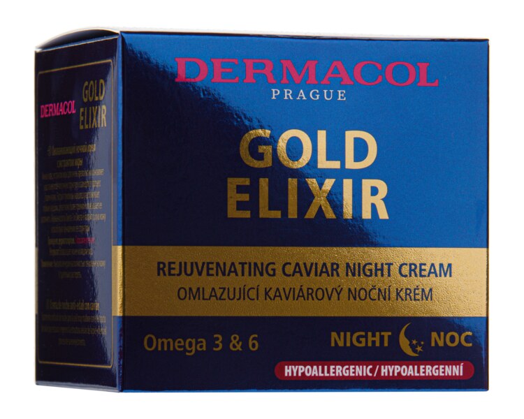 Dermacol Gold Elixir Omlazující kaviár noční krém 50 ml