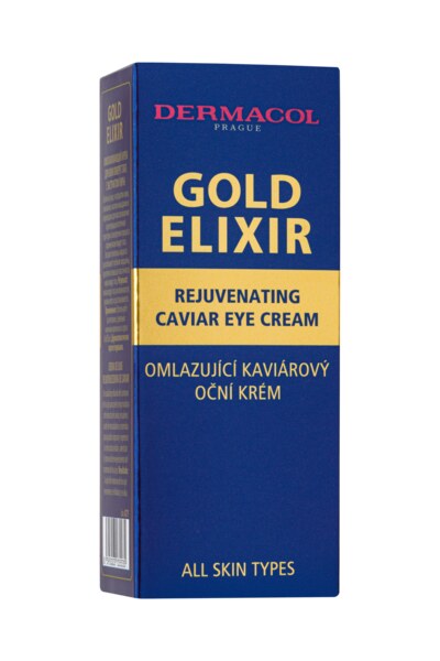 Dermacol Gold Elixir Omlazující kaviár oční krém 15 ml Dermacol Gold Elixir Omlazující kaviár oční krém 15 ml