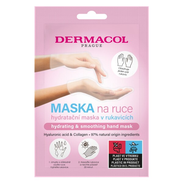 Dermacol Maska na ruce v rukavicích Hydratační 2 x 15 ml Dermacol Maska na ruce v rukavicích Hydratační 2 x 15 ml