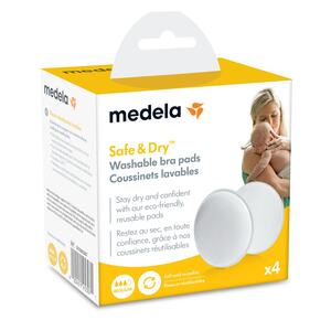Medela Prsní vložky pratelné 4 ks Medela Prsní vložky pratelné 4 ks