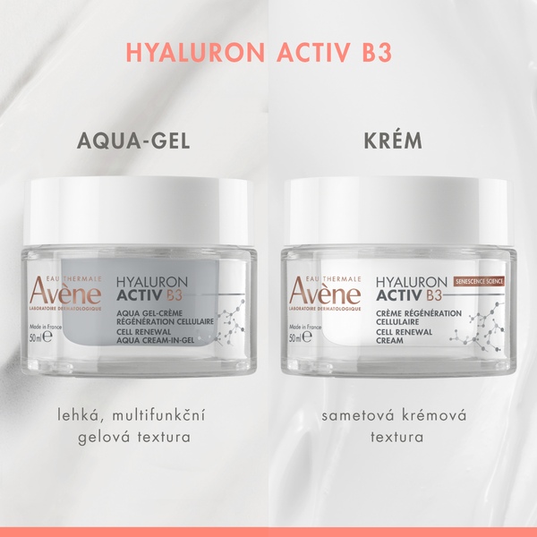 Avene Hyaluron Activ B3 Aqua gel-krém 50 ml