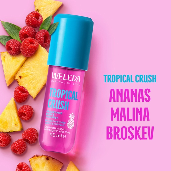 Weleda Tělový sprej Tropical Crush 95 ml Weleda Tělový sprej Tropical Crush 95 ml