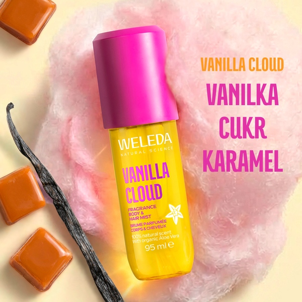Weleda Tělový sprej Vanilla Cloud 95 ml Weleda Tělový sprej Vanilla Cloud 95 ml