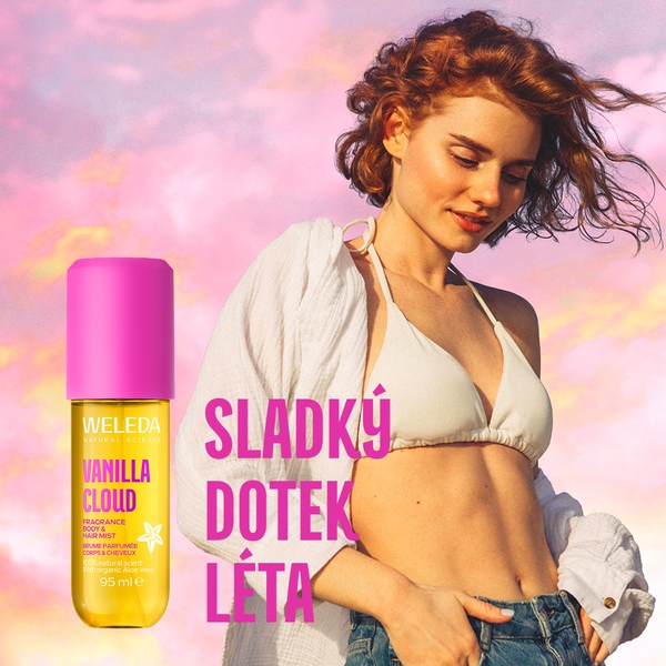 Weleda Tělový sprej Vanilla Cloud 95 ml Weleda Tělový sprej Vanilla Cloud 95 ml