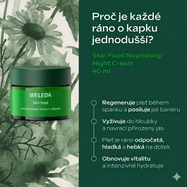 Weleda Vyživující denní a noční krém Skin Food 2 x 40 ml