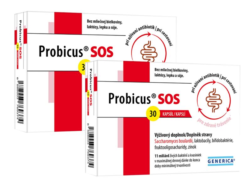 Probicus SOS Generica 30 kapsle 1+1 ZDARMA Probicus SOS Generica 30 kapsle 1+1 ZDARMA