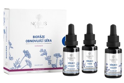 Nobilis Tilia Obnovující séra koriandr 3x20 ml Nobilis Tilia Obnovující séra koriandr 3x20 ml