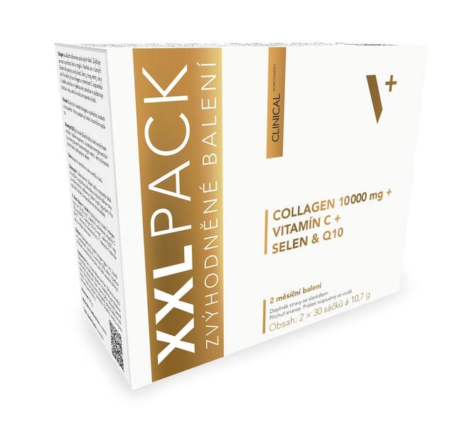 Clinical Collagen + vitamin C + selen & Q10 ananas 60x10,7 g