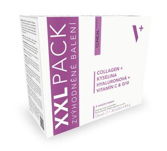 Clinical Collagen + kyselina hyaluronová + vitamin C & Q10 jahoda 60x8,8 g