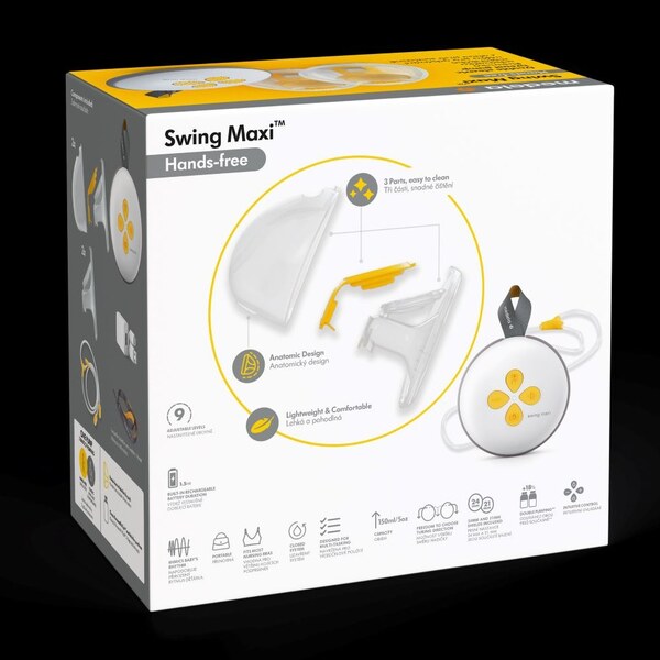 Medela Swing Maxi Hands-free double 2fázová odsávačka mléka elektrická 1 ks 