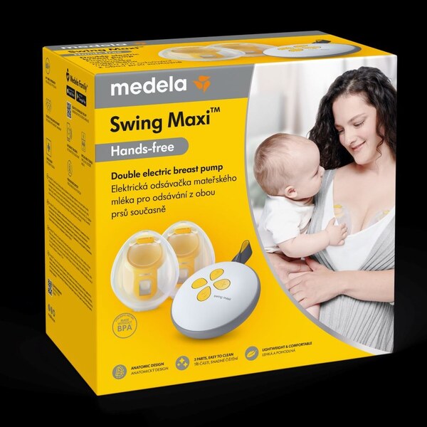 Medela Swing Maxi Hands-free double 2fázová odsávačka mléka elektrická 1 ks 