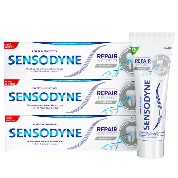 Sensodyne Repair & Protect Whitening zubní pasta 3x75 ml Sensodyne Repair & Protect Whitening zubní pasta 3x75 ml