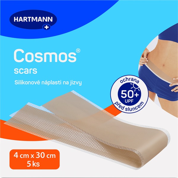 Cosmos Scars silicone náplasti na jizvy 4x30 cm 5 ks