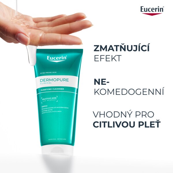 Eucerin DermoPure Clinical Čisticí gel 200 ml Eucerin DermoPure Clinical Čisticí gel 200 ml