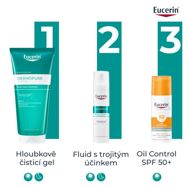 Eucerin DermoPure Clinical Čisticí gel 200 ml Eucerin DermoPure Clinical Čisticí gel 200 ml