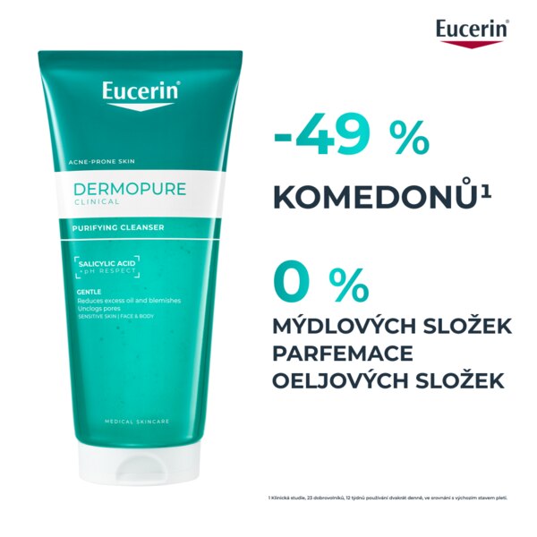 Eucerin DermoPure Clinical Čisticí gel 200 ml Eucerin DermoPure Clinical Čisticí gel 200 ml