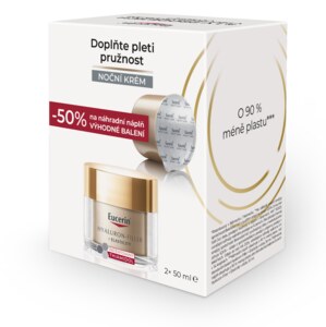 Eucerin Hyaluron-Filler + Elasticity Noční krém + náhradní náplň 2x50 ml Eucerin Hyaluron-Filler + Elasticity Noční krém + náhradní náplň 2x50 ml