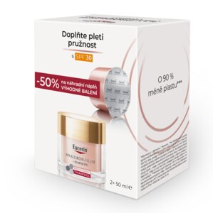 Eucerin Hyaluron-Filler + Elasticity Rose Denní krém SPF30+ náhradní náplň 2x50 ml Eucerin Hyaluron-Filler + Elasticity Rose Denní krém SPF30+ náhradní náplň 2x50 ml