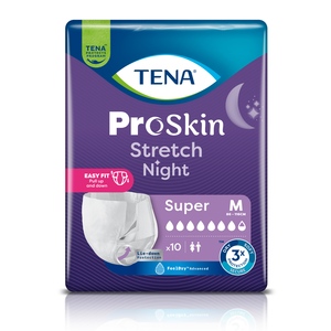Tena ProSkin Stretch Night Super M Inkontinenční zalepovací kalhotky 10 ks Tena ProSkin Stretch Night Super M Inkontinenční zalepovací kalhotky 10 ks