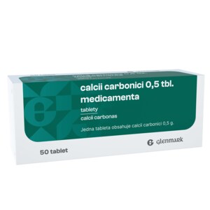 Calcii Carbonici 0,5 Medicamenta 50 tablet