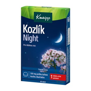 Kneipp Kozlík Night 500 mg 40 tablet Kneipp Kozlík Night 500 mg 40 tablet