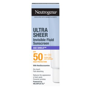 Neutrogena Ultra Sheer Age Shield SPF50 fluid 50 ml Neutrogena Ultra Sheer Age Shield SPF50 fluid 50 ml