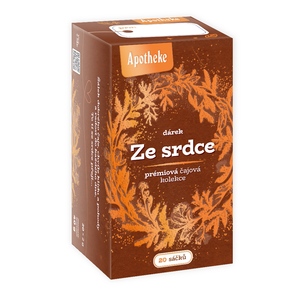 Apotheke Dárek ze srdce ovocný čaj nálevové sáčky 20x2 g Apotheke Dárek ze srdce ovocný čaj nálevové sáčky 20x2 g
